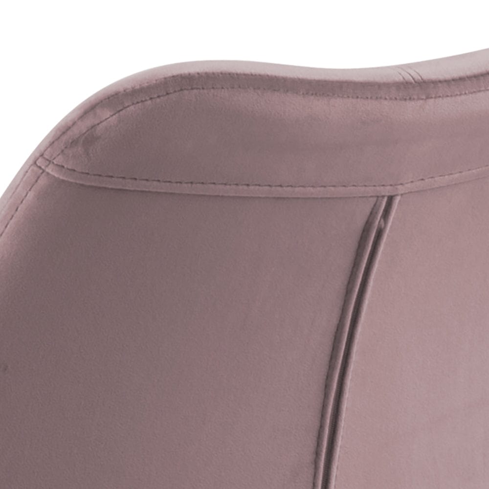 Set di 2 sedie da pranzo in velluto Dima Rosa (6)