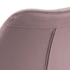 Set di 2 sedie da pranzo in velluto Dima Rosa (6)