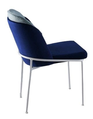 Set di 2 sedie da pranzo in velluto Dore 182 V2 Blu (1)