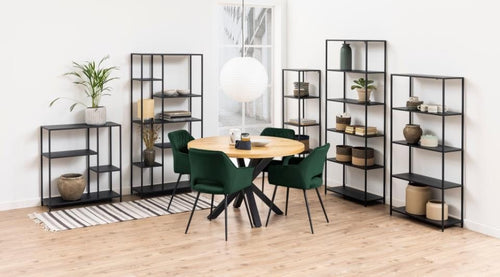Set di 2 sedie da pranzo in velluto Felina Verde (1)