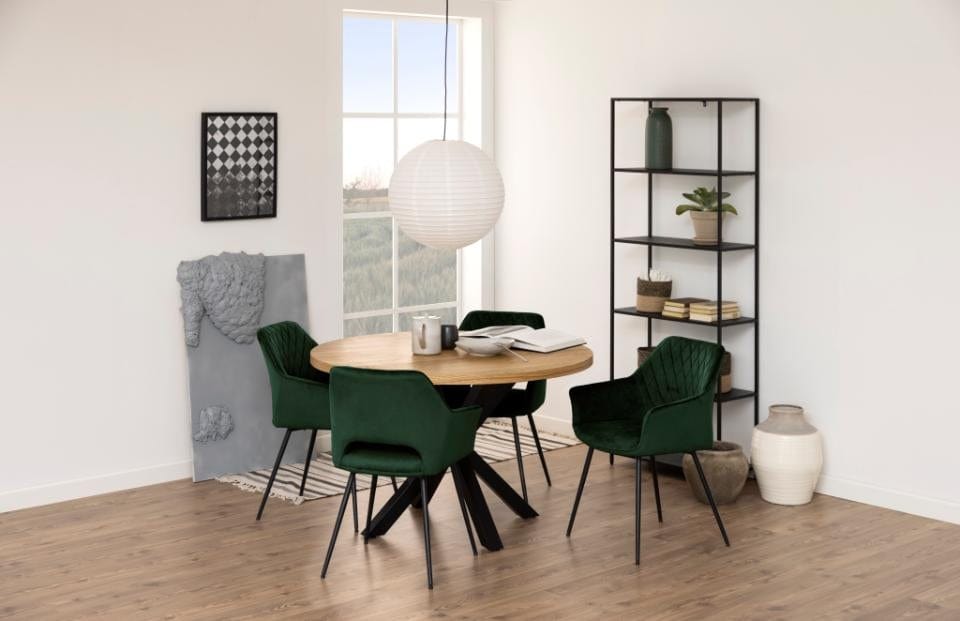 Set di 2 sedie da pranzo in velluto Felina Verde (3)