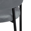 Set di 2 sedie da pranzo in velluto Limana Grigio (7)