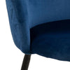 Set di 2 sedie da pranzo in velluto Louise Blu (5)