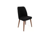 Set di 2 sedie da pranzo in velluto Tutku 351-V2 Nero (1)