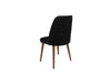 Set di 2 sedie da pranzo in velluto Tutku 351-V2 Nero (2)