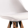 Set di 2 sgabelli da bar in plastica Dima Bianco (4)