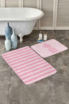 Set di 2 Tappetini da bagno antiscivolo Ali BPS150 Rectangle Multicolore, 100 x 60 cm / 60 x 50 cm (2)