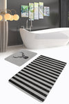 Set di 2 Tappetini da bagno antiscivolo Ali BPS153 Rectangle Multicolore, 100 x 60 cm / 60 x 50 cm (1)