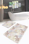 Set di 2 Tappetini da bagno antiscivolo Ali BPS165 Rectangle Multicolore, 100 x 60 cm / 60 x 50 cm (2)