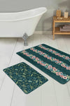 Set di 2 Tappetini da bagno antiscivolo Amira BPS187 Rectangle Multicolore, 100 x 60 cm / 60 x 50 cm (1)