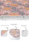 Set di 2 Tappetini da bagno antiscivolo Asli BPS197 Rectangle Multicolore, 100 x 60 cm / 60 x 50 cm (4)