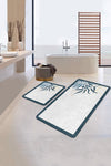 Set di 2 Tappetini da bagno antiscivolo Asli BPS200 Rectangle Multicolore, 100 x 60 cm / 60 x 50 cm (1)