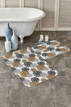 Set di 2 Tappetini da bagno antiscivolo Azra BPS245 Rectangle Multicolore, 100 x 60 cm / 60 x 50 cm