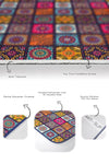 Set di 2 Tappetini da bagno antiscivolo Bade BPS147 Rectangle Multicolore, 100 x 60 cm / 60 x 50 cm (4)