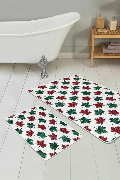 Set di 2 Tappetini da bagno antiscivolo Barris BPS268 Multicolore, 100 x 60 cm / 60 x 50 cm (1)