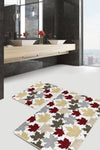 Set di 2 Tappetini da bagno antiscivolo Barris BPS270 Rectangle Multicolore, 100 x 60 cm / 60 x 50 cm (1)
