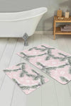 Set di 2 Tappetini da bagno antiscivolo Cansu BPS230 Rectangle Multicolore, 100 x 60 cm / 60 x 50 cm