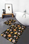 Set di 2 Tappetini da bagno antiscivolo Damla BPS248 Rectangle Multicolore, 100 x 60 cm / 60 x 50 cm (1)