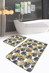 Set di 2 Tappetini da bagno antiscivolo Damla BPS251 Rectangle Multicolore, 100 x 60 cm / 60 x 50 cm (1)