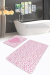 Set di 2 Tappetini da bagno antiscivolo Deniz BPS299 Rectangle Multicolore, 100 x 60 cm / 60 x 50 cm (1)