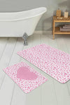 Set di 2 Tappetini da bagno antiscivolo Deniz BPS299 Rectangle Multicolore, 100 x 60 cm / 60 x 50 cm (2)