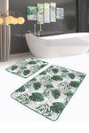 Set di 2 Tappetini da bagno antiscivolo Derya BPS451 Rectangle Multicolore, 100 x 60 cm / 60 x 50 cm (2)