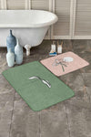 Set di 2 Tappetini da bagno antiscivolo Derya BPS459 Rectangle Multicolore, 100 x 60 cm / 60 x 50 cm (1)