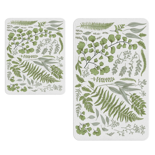 Set di 2 Tappetini da bagno antiscivolo Digital 102 Multicolore, 50 x 70 / 70 x 100 cm (1)
