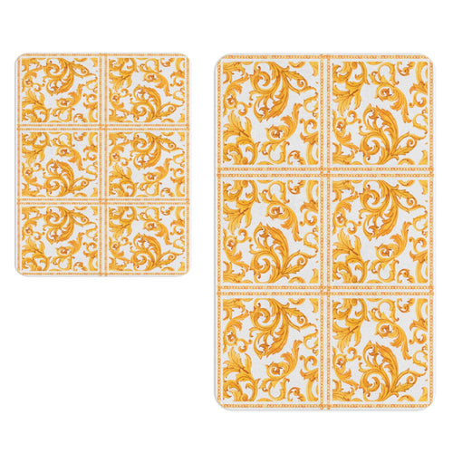 Set di 2 Tappetini da bagno antiscivolo Digital 104 Multicolore, 40 x 60 / 60 x 90 cm