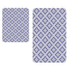Set di 2 Tappetini da bagno antiscivolo Digital 107 Multicolore, 40 x 60 / 60 x 90 cm