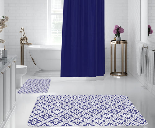 Set di 2 Tappetini da bagno antiscivolo Digital 107 Multicolore, 50 x 70 / 70 x 100 cm