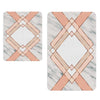 Set di 2 Tappetini da bagno antiscivolo Digital 117 Multicolore, 50 x 70 / 70 x 100 cm (1)