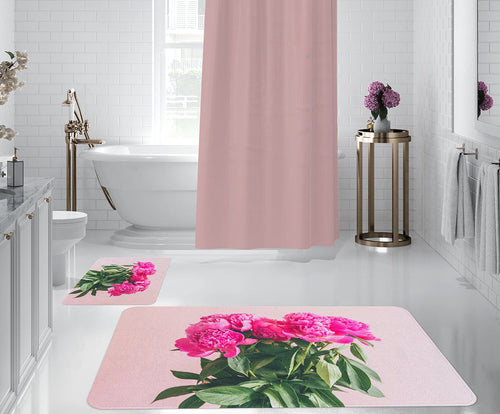 Set di 2 Tappetini da bagno antiscivolo Digital 12 Multicolore, 50 x 70 / 70 x 100 cm