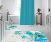 Set di 2 Tappetini da bagno antiscivolo Digital 124 Multicolore, 50 x 70 / 70 x 100 cm