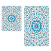 Set di 2 Tappetini da bagno antiscivolo Digital 134 Multicolore, 50 x 70 / 70 x 100 cm (1)
