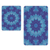 Set di 2 Tappetini da bagno antiscivolo Digital 135 Multicolore, 40 x 60 / 60 x 90 cm