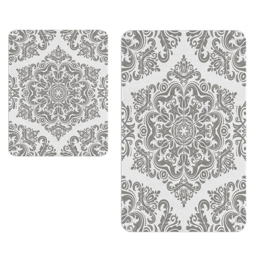 Set di 2 Tappetini da bagno antiscivolo Digital 137 Multicolore, 40 x 60 / 60 x 90 cm