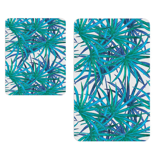 Set di 2 Tappetini da bagno antiscivolo Digital 142 Multicolore, 50 x 70 / 70 x 100 cm (1)