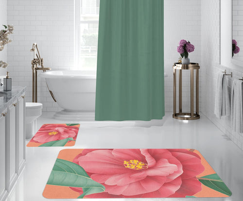 Set di 2 Tappetini da bagno antiscivolo Digital 150 Multicolore, 40 x 60 / 60 x 90 cm (1)
