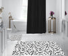 Set di 2 Tappetini da bagno antiscivolo Digital 161 Multicolore, 50 x 70 / 70 x 100 cm
