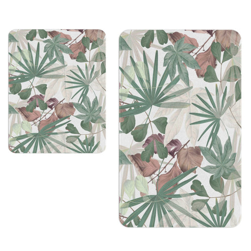 Set di 2 Tappetini da bagno antiscivolo Digital 163 Multicolore, 50 x 70 / 70 x 100 cm (1)