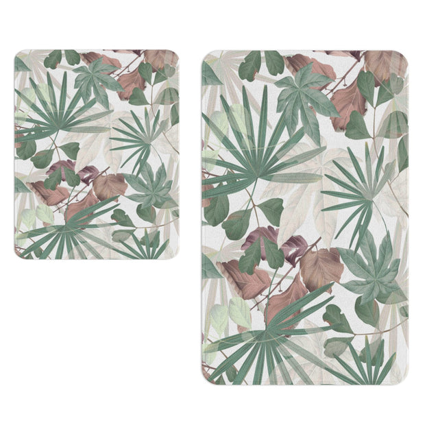 Set di 2 Tappetini da bagno antiscivolo Digital 163 Multicolore, 50 x 70 / 70 x 100 cm (1)