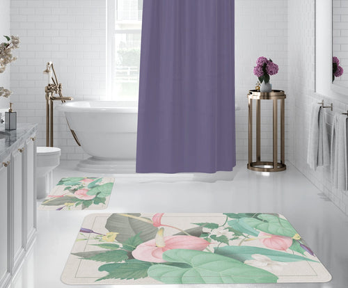 Set di 2 Tappetini da bagno antiscivolo Digital 167 Multicolore, 50 x 70 / 70 x 100 cm