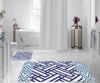 Set di 2 Tappetini da bagno antiscivolo Digital 169 Multicolore, 50 x 70 / 70 x 100 cm