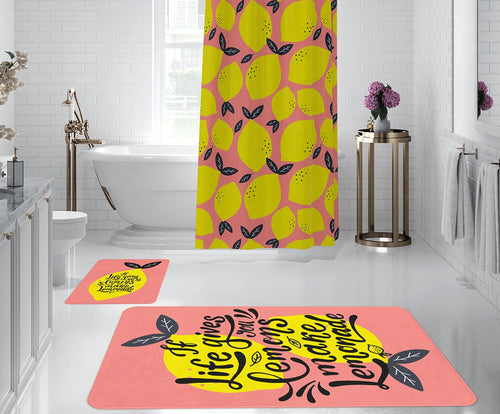 Set di 2 Tappetini da bagno antiscivolo Digital 2 Multicolore, 50 x 70 / 70 x 100 cm