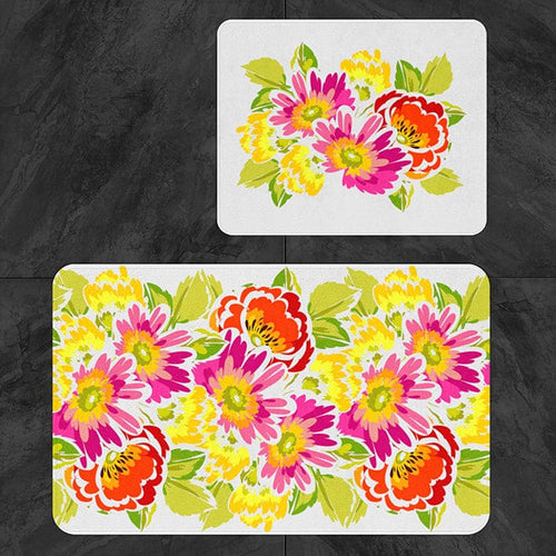 Set di 2 Tappetini da bagno antiscivolo Digital 24 Multicolore, 50 x 70 / 70 x 100 cm (1)