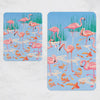 Set di 2 Tappetini da bagno antiscivolo Digital 29 Multicolore, 40 x 60 / 60 x 90 cm