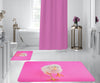 Set di 2 Tappetini da bagno antiscivolo Digital 38 Multicolore, 50 x 70 / 70 x 100 cm