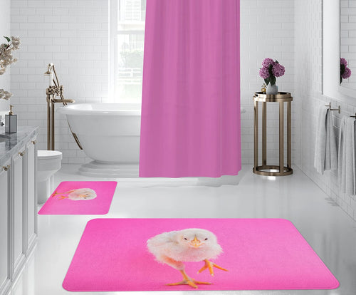 Set di 2 Tappetini da bagno antiscivolo Digital 38 Multicolore, 50 x 70 / 70 x 100 cm