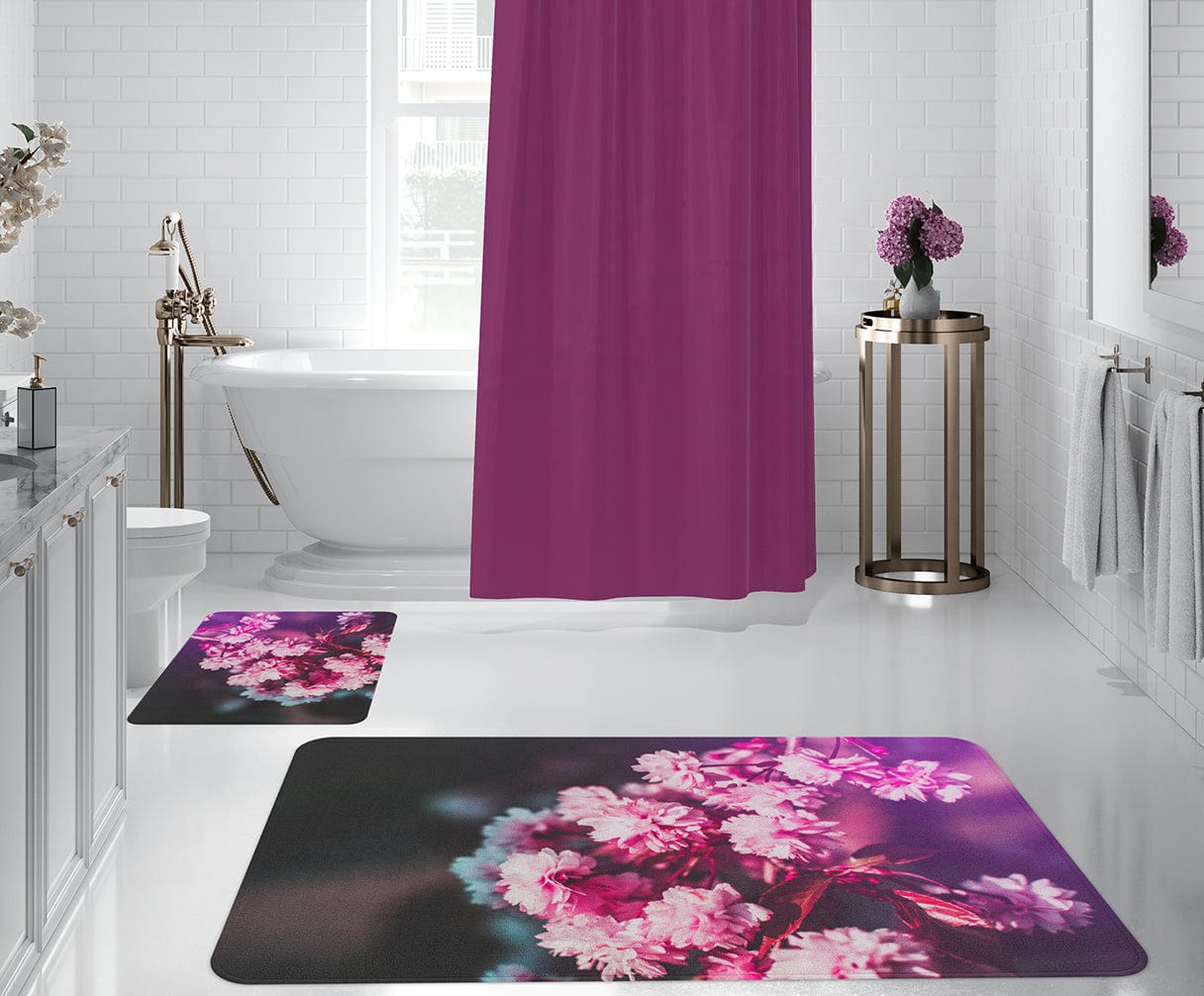 Set di 2 Tappetini da bagno antiscivolo Digital 39 Multicolore, 50 x 70 / 70 x 100 cm